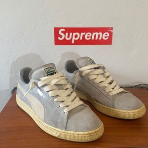 Puma Suede Grey Mens Sz 8.5